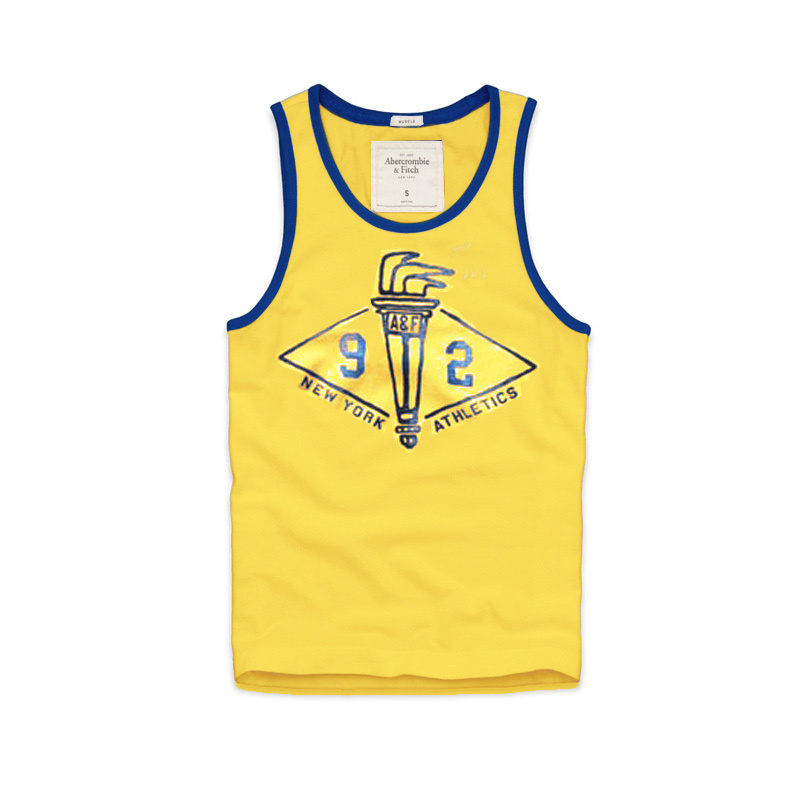 Abercrombie Fitch Hombres Tanque AF6800